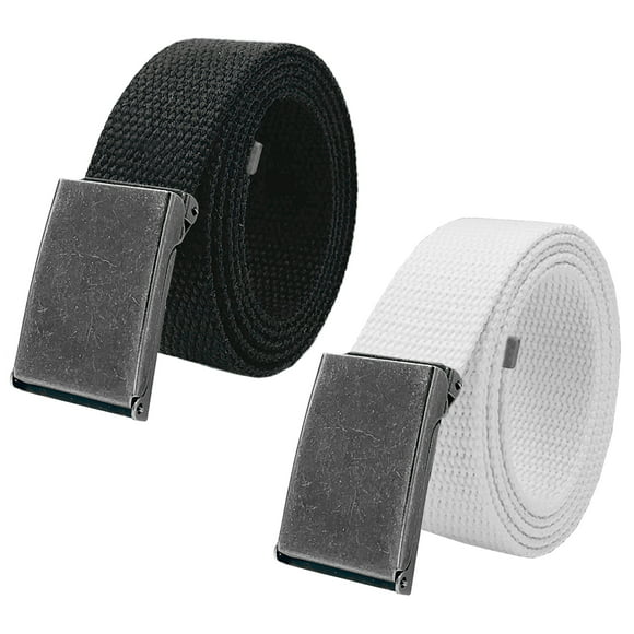 VEXA Mens Webbing Trouser Belt 46/'/' 115cm Tape 40mm Canvas Buckle Manufacturer
